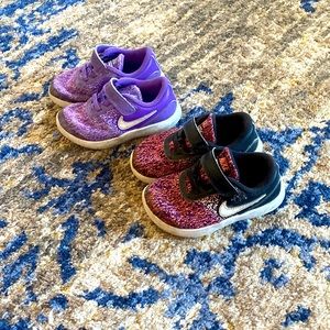 Used condition girls Nike sneakers